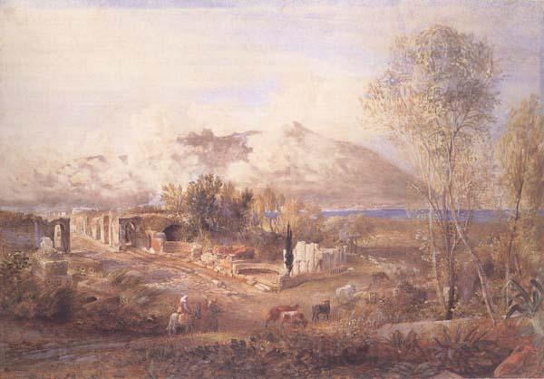 Samuel Palmer Street of Tombs,Pompeii France oil painting art